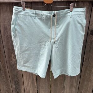 FAHERTY All Day Casual Shorts Seafoam Pale blue